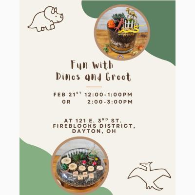 Fun with Dinos and Groot
