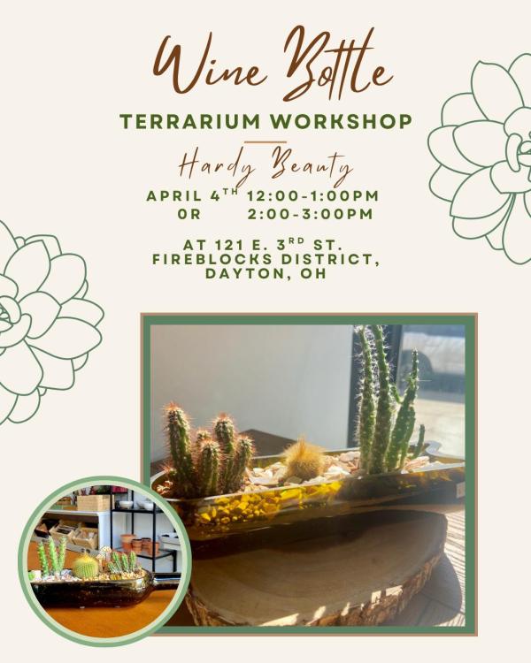 Wine Bottle Terrarium Workshop