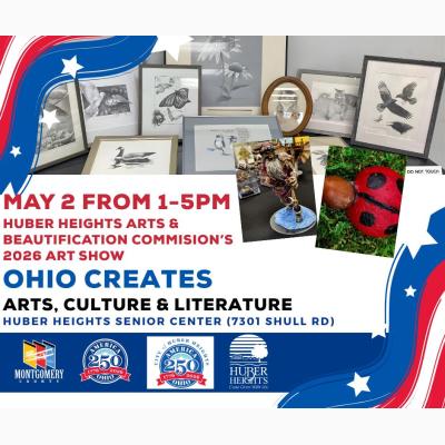 Huber Heights' Arts & Beautification Commission's 2026 Art Show