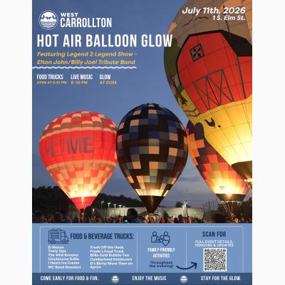 Hot Air Balloon Glow City of West Carrollton