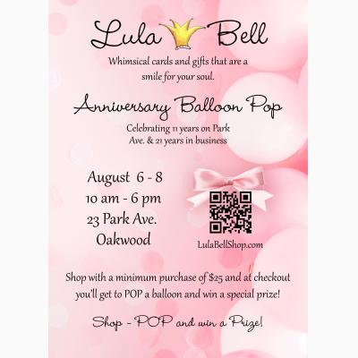 Anniversary Balloon POP Event