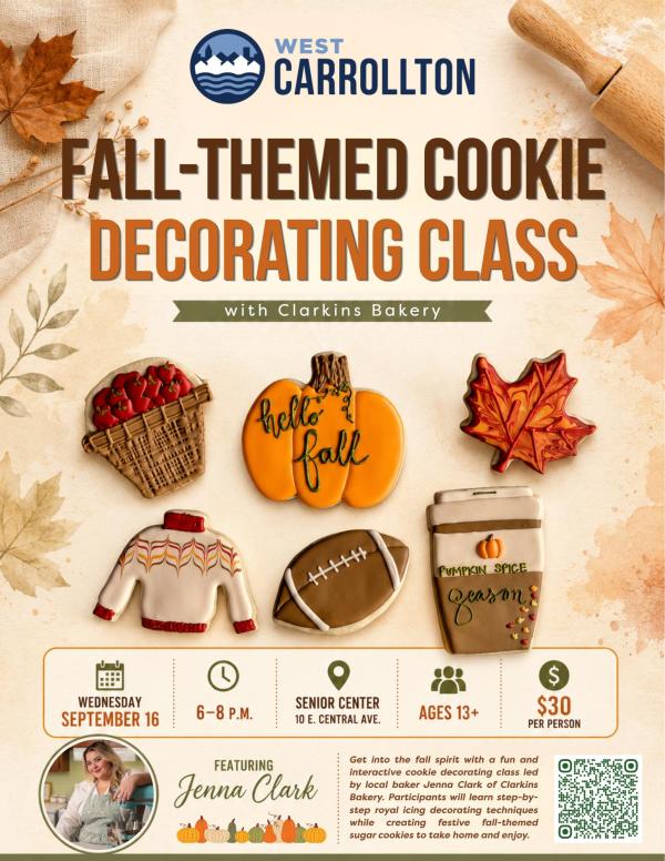 Fall Themed Cookie Decorating Class