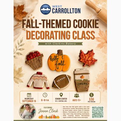 Fall Themed Cookie Decorating Class