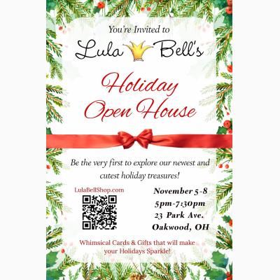 Holiday Open House at Lula Bell