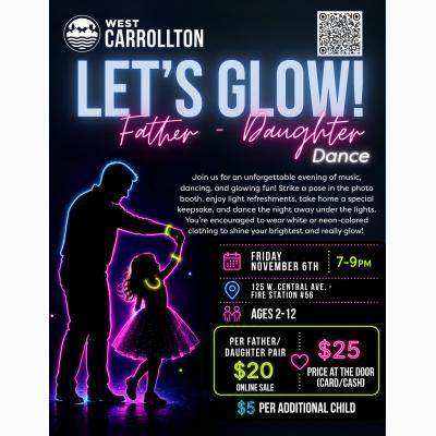 Let's Glow! Father-Daughter Dance City of West Carrollton