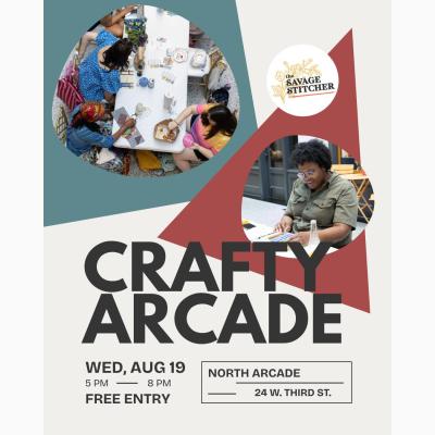 August Crafty Arcade with The Savage Stitcher