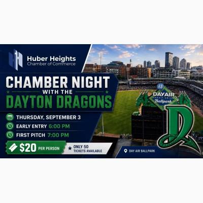 Huber Heights Chamber Night with the Dayton Dragons