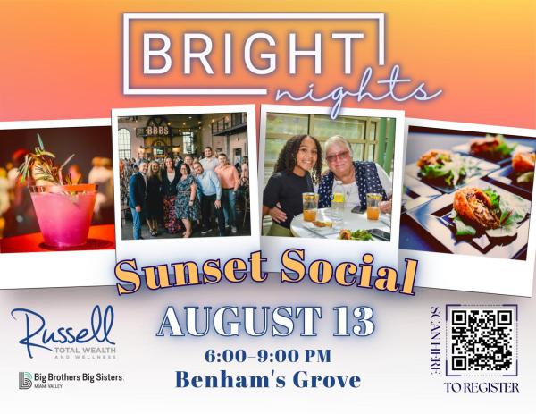Big Brothers Big Sisters: Annual Bright Nights Sunset Social Hour