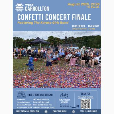 Confetti Concert Finale Featuring The Karate Girls Band City of West Carrollton