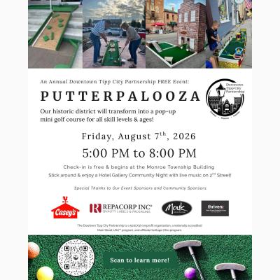 Putterpalooza in Downtown Tipp City
