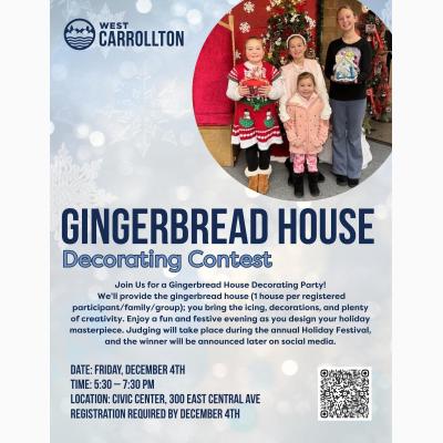 Gingerbread House Decorating Contest