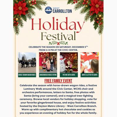 Holiday Festival & Tree Lighting City of West Carrollton