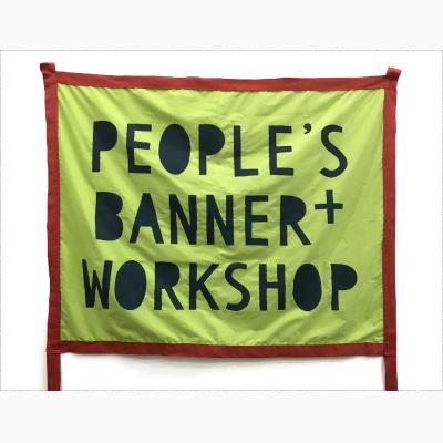 People's Banner Workshop with Migiwa Orimo