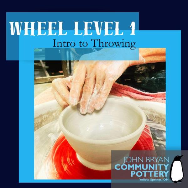 Wheel Throwing Pottery Level 1, January 2027