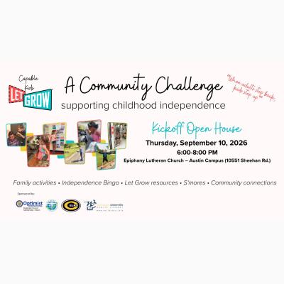 Capable Kids: Let Grow Challenge Kickoff