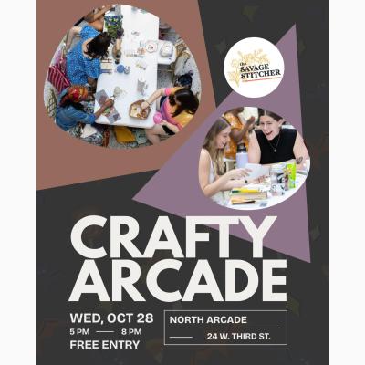 October Crafty Arcade with The Savage Stitcher