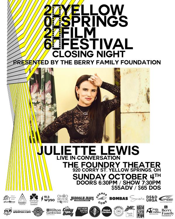 Juliette Lewis Live In-Conversation at The Yellow Springs Film Festival