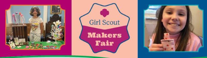 Girl Scouts at the Girl Scout Makers Fair