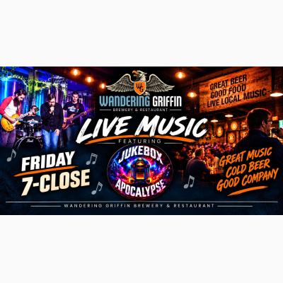 Jukebox Apocalypse LIVE @ Wandering Griffin FRIDAY Sept 18