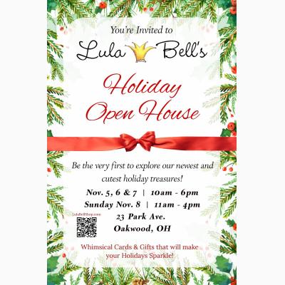 Holiday Open House at Lula Bell