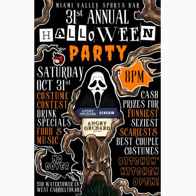 31st Annual Halloween Party & Costume Contest (Scream-themed)
