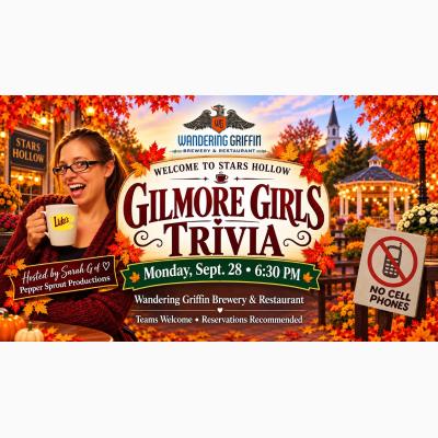 GILMORE GIRLS TRIVIA NIGHT | MONDAY, SEP 28 | 6:30 PM