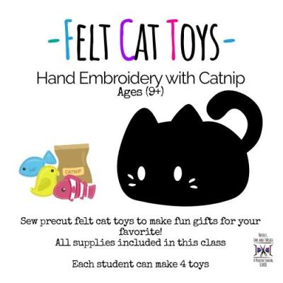 Felt Cat Toys with Catnip – Blue’s Mews Fundraiser