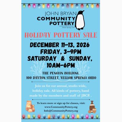 Holiday Pottery Sale