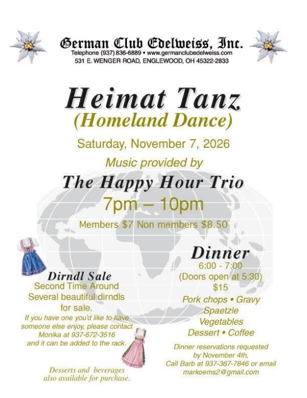 German Club Edelweiss Heimat Tanz