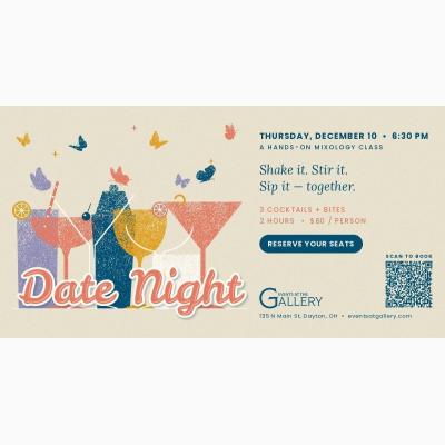 Mixology Night – Make 3 Cocktails Together | Date Night in Downtown Dayton