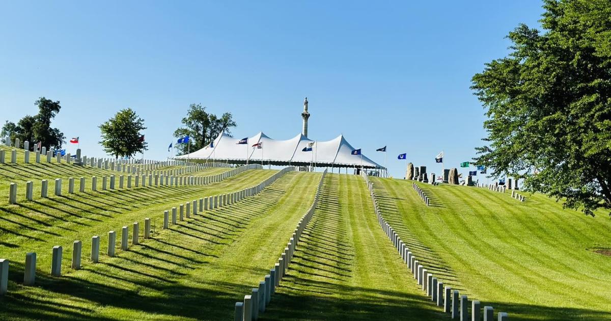 Memorial Day ceremony at Dayton National Cemetery