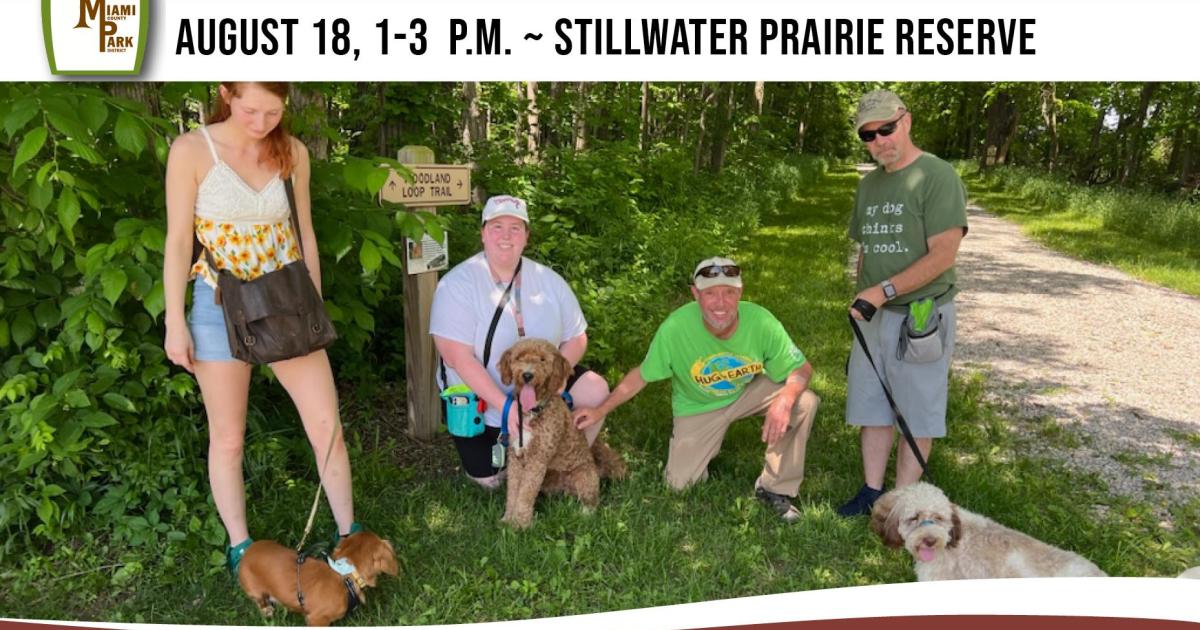 Dog Social Just Walking the Dog at Stillwater Prairie Reserve