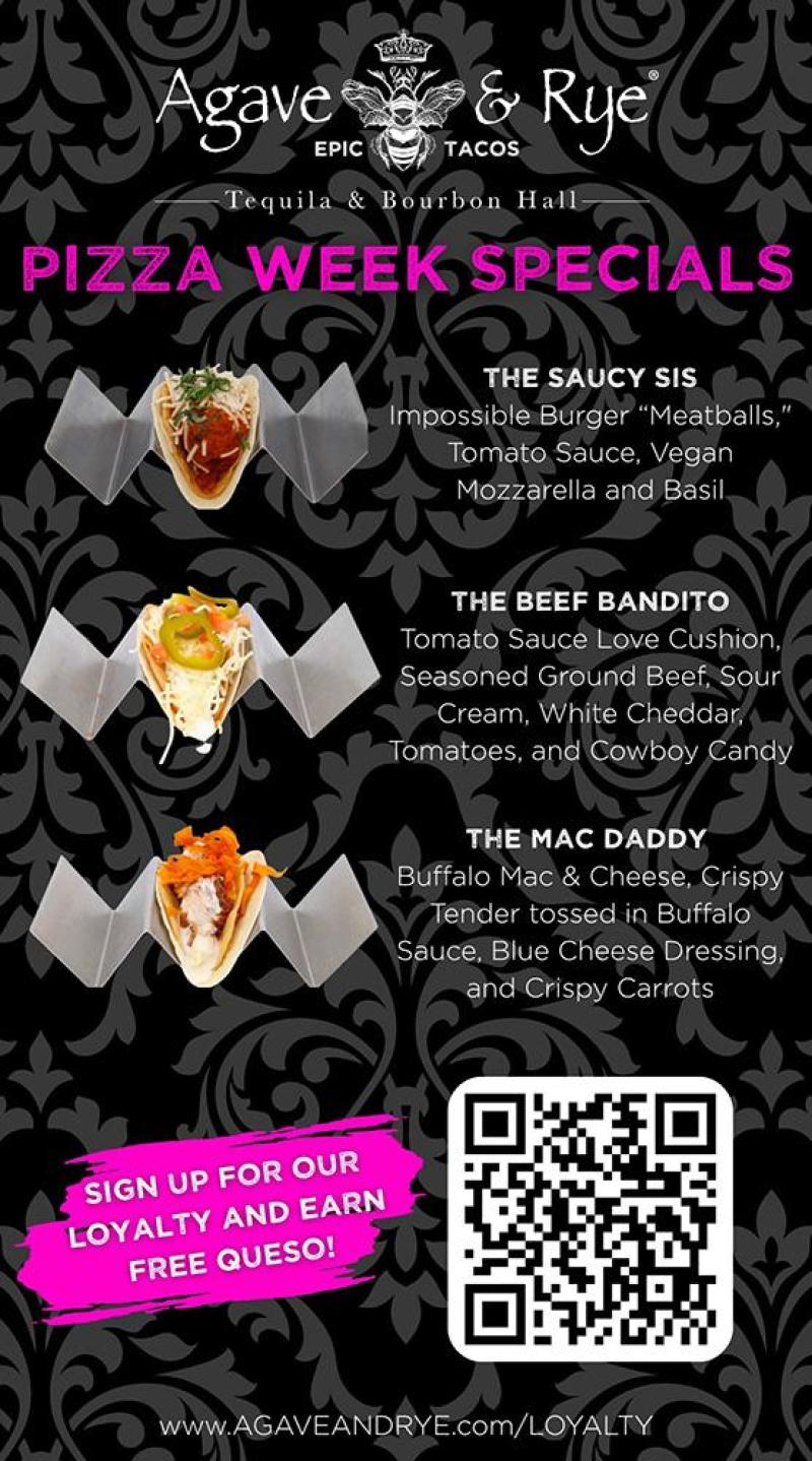 Agave and Rye - Dayton Pizza Week