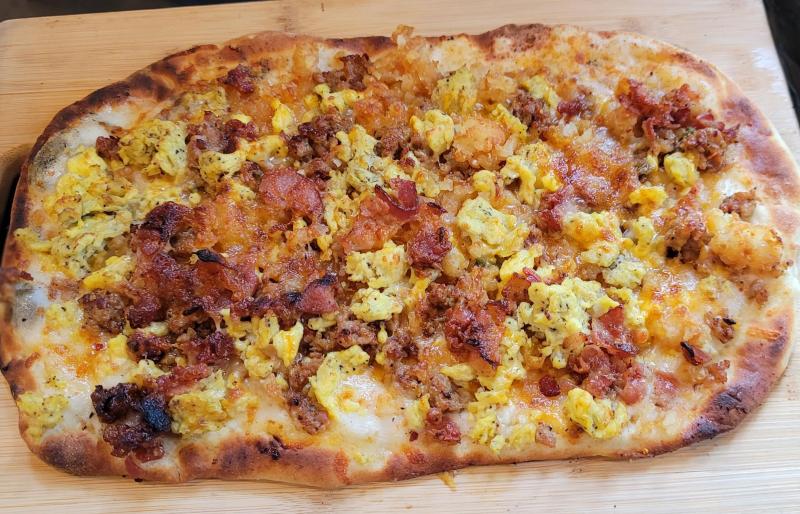 Brunch Pizza at CBCB Bar and Grill - 2024 Let's Get Brunched