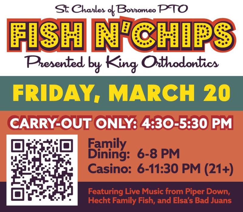 St Charles School Fish N' Chips