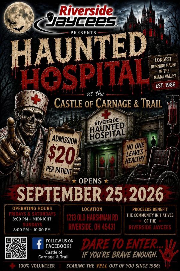 2026 Riverside Haunted Castle Dayton
