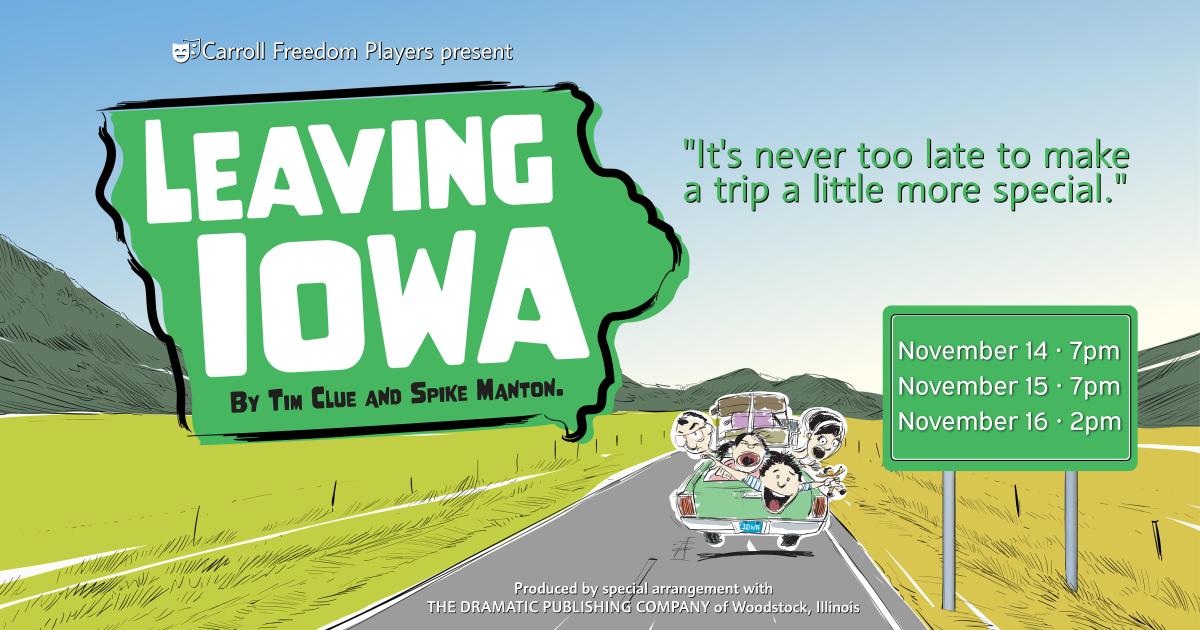 "Leaving Iowa" at Carroll High School