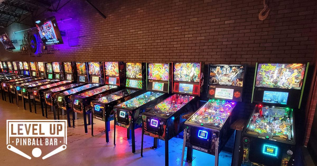 Level Up: 28+ pinball machines 21+ arcades!