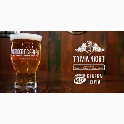 Wandering Minds Monday Night Trivia at the Wandering Griffin