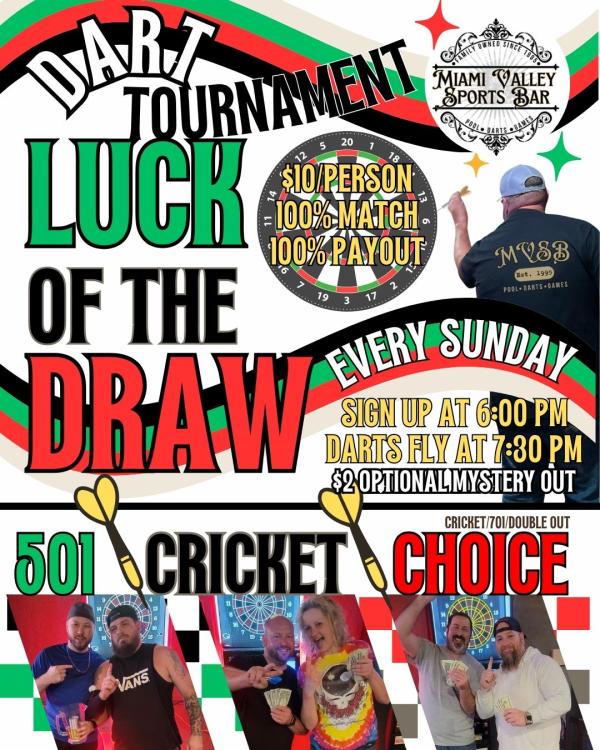 Becca's Sunday LOTD Dart Tournament at MVSB
