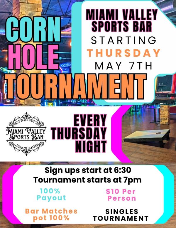 Thursday Night Cornhole Tournament at MVSB