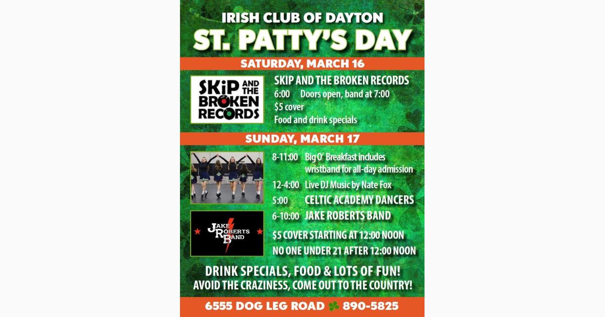 Irish Club of Dayton's St. Patrick's Day Party