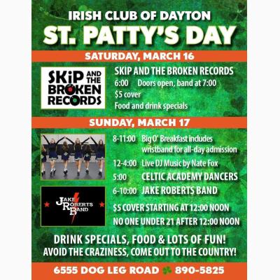 Irish Club of Dayton's St. Patrick's Day Party