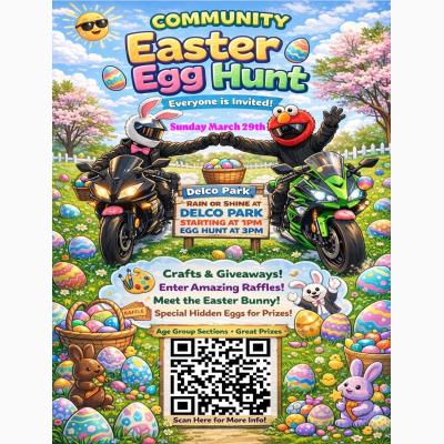 Community Easter Egg Hunt at Delco Park